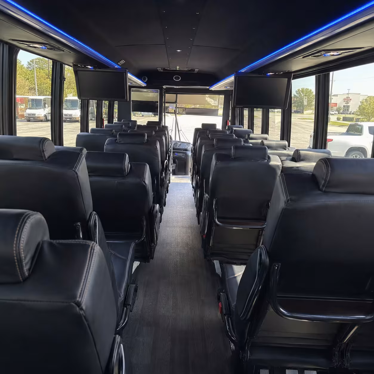 25 passenger minibus inside