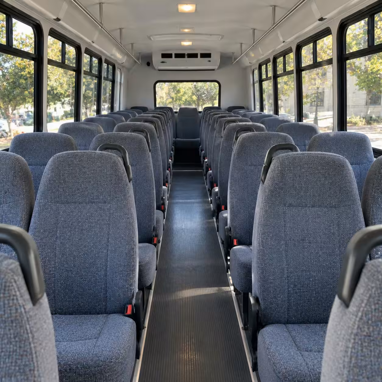 25 passenger minibus interior