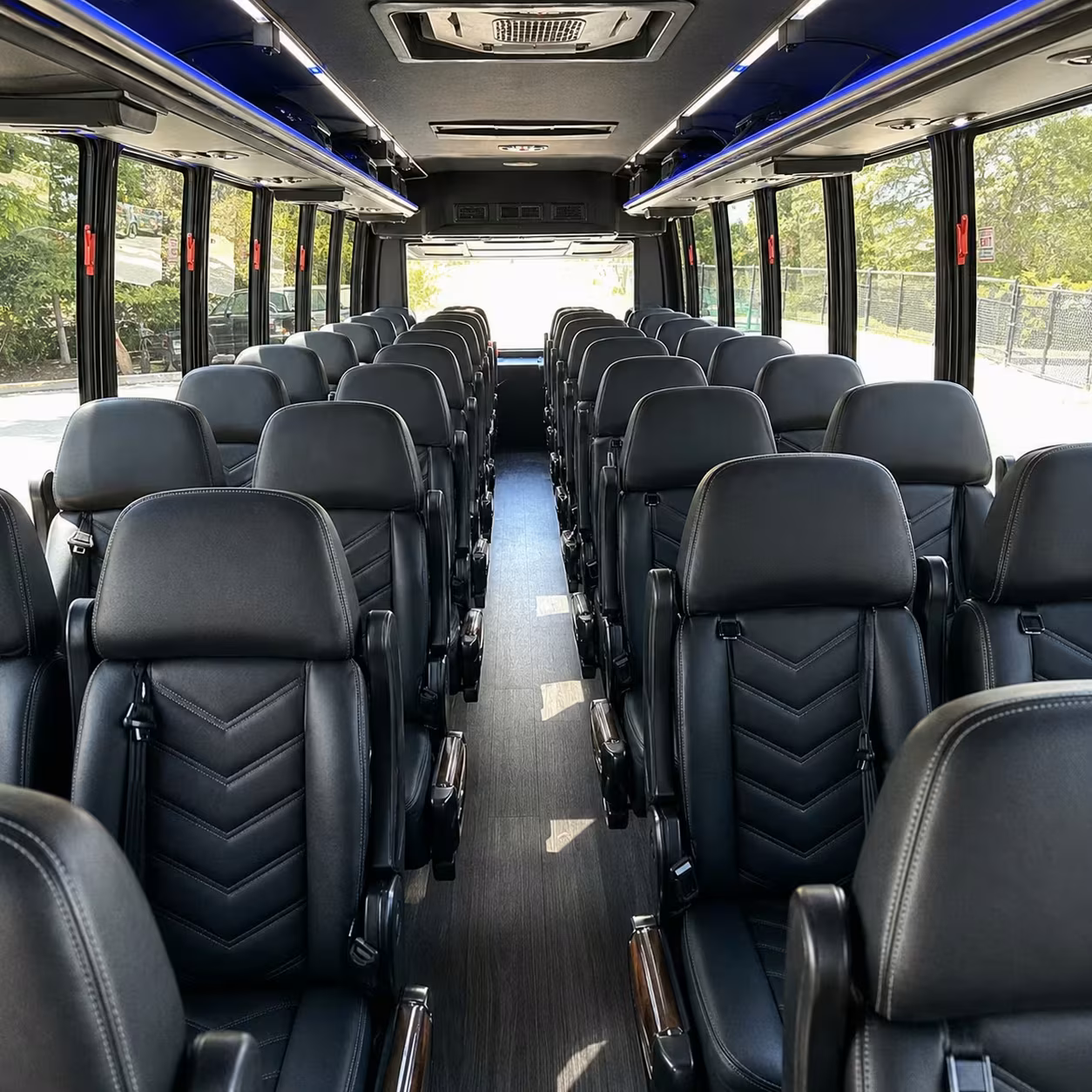 30 passenger minibus inside