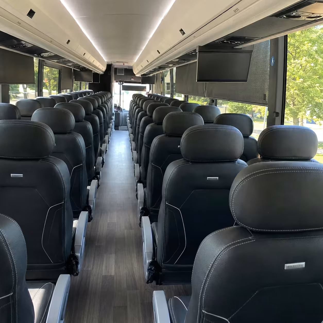 lynchburg charter bus interior