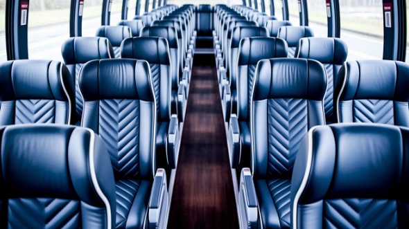 lynchburg 50 passenger charter bus inside