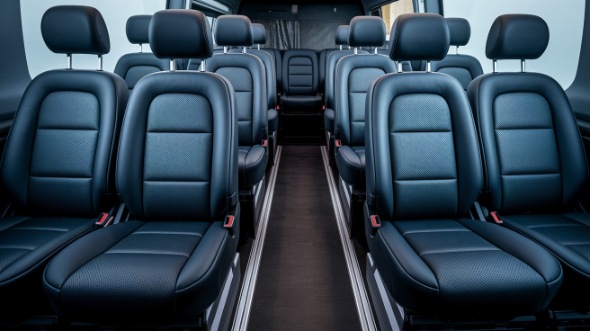 lynchburg sprinter van with driver inside