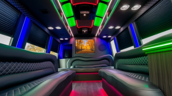 sprinter limo rental interior lynchburg